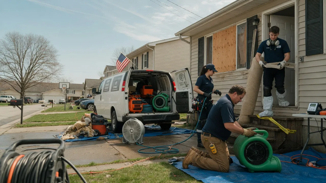 Water Damage Restoration in Red Bud, IL near me
